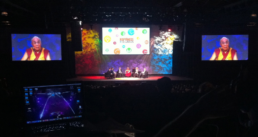Happiness Conference - Lighting Design by Rob Easton 